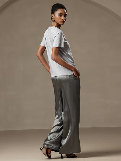 Reyanna™ | Silke Stickad Rundhals T-shirt