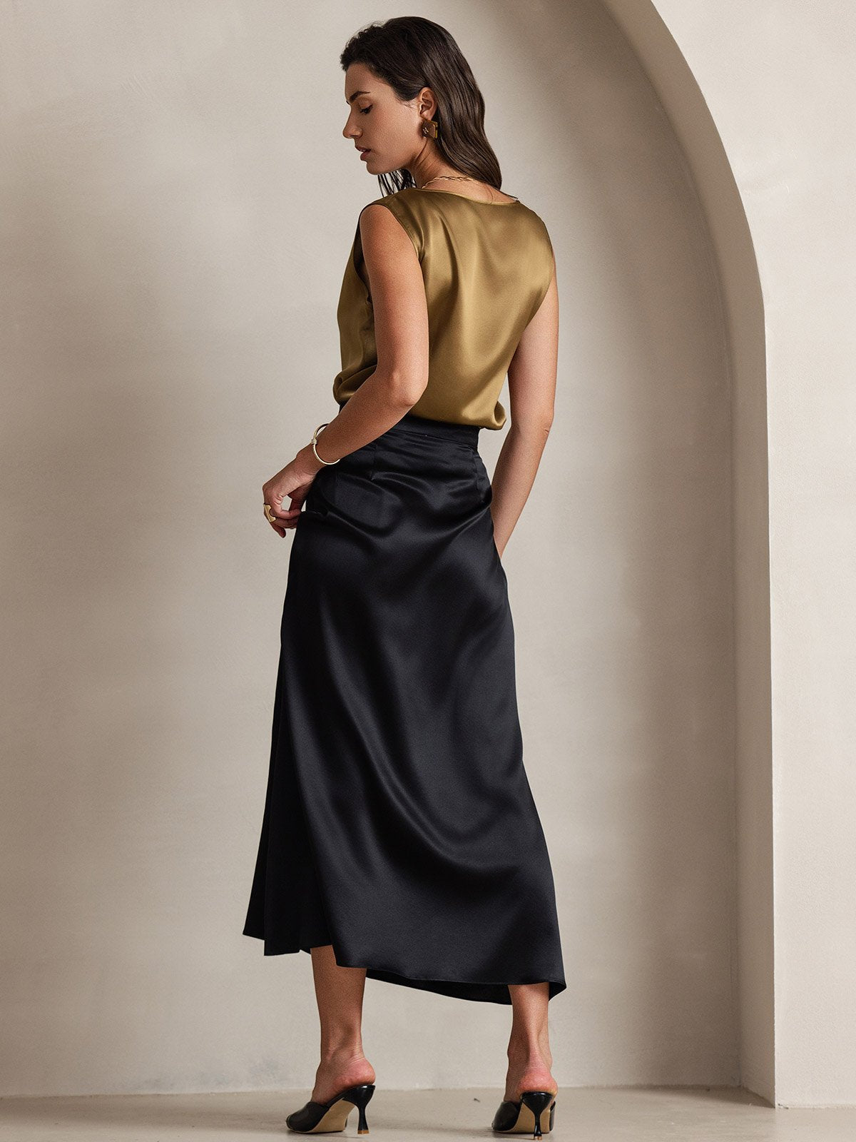 Reyanna™ | Siden Klassisk Maxikjol
