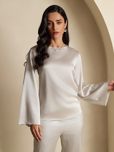 Reyanna™ | Silke Långärmad Blus