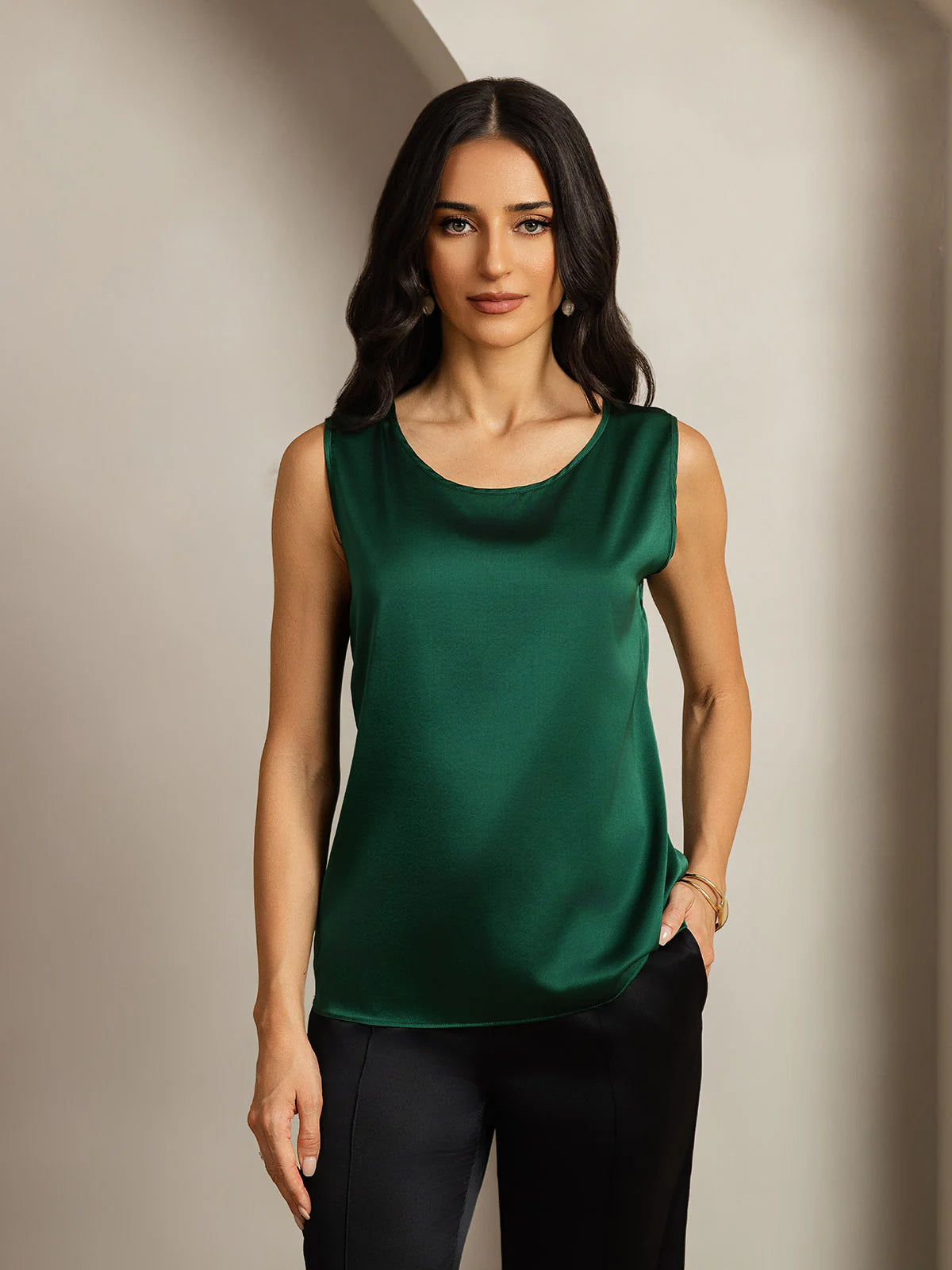 Reyanna™ | Silke Lounge Rund Hals Linne