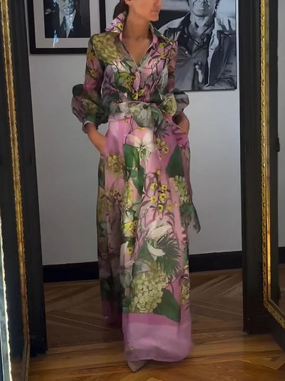 Reyanna™ | Fashionable and elegant printed long-sleeved shirt