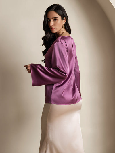 Reyanna™ | Silke Långärmad Blus
