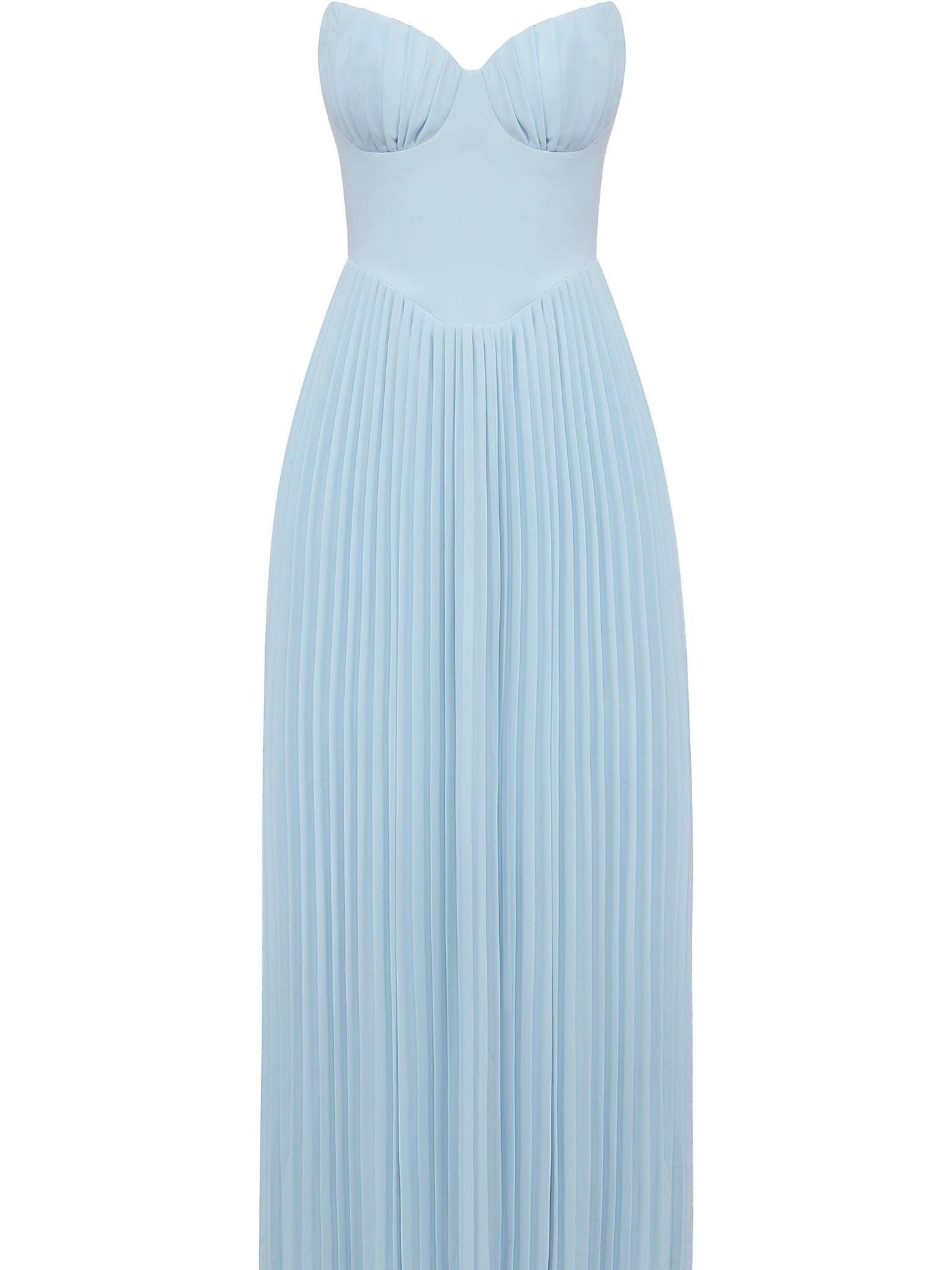 Reyanna™ | Tube Top With Pleats Maxi Dress