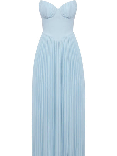 Reyanna™ | Tube Top With Pleats Maxi Dress