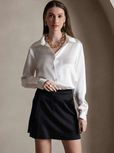 Reyanna™ | Silkesskort Mode Sexig Mini kjol