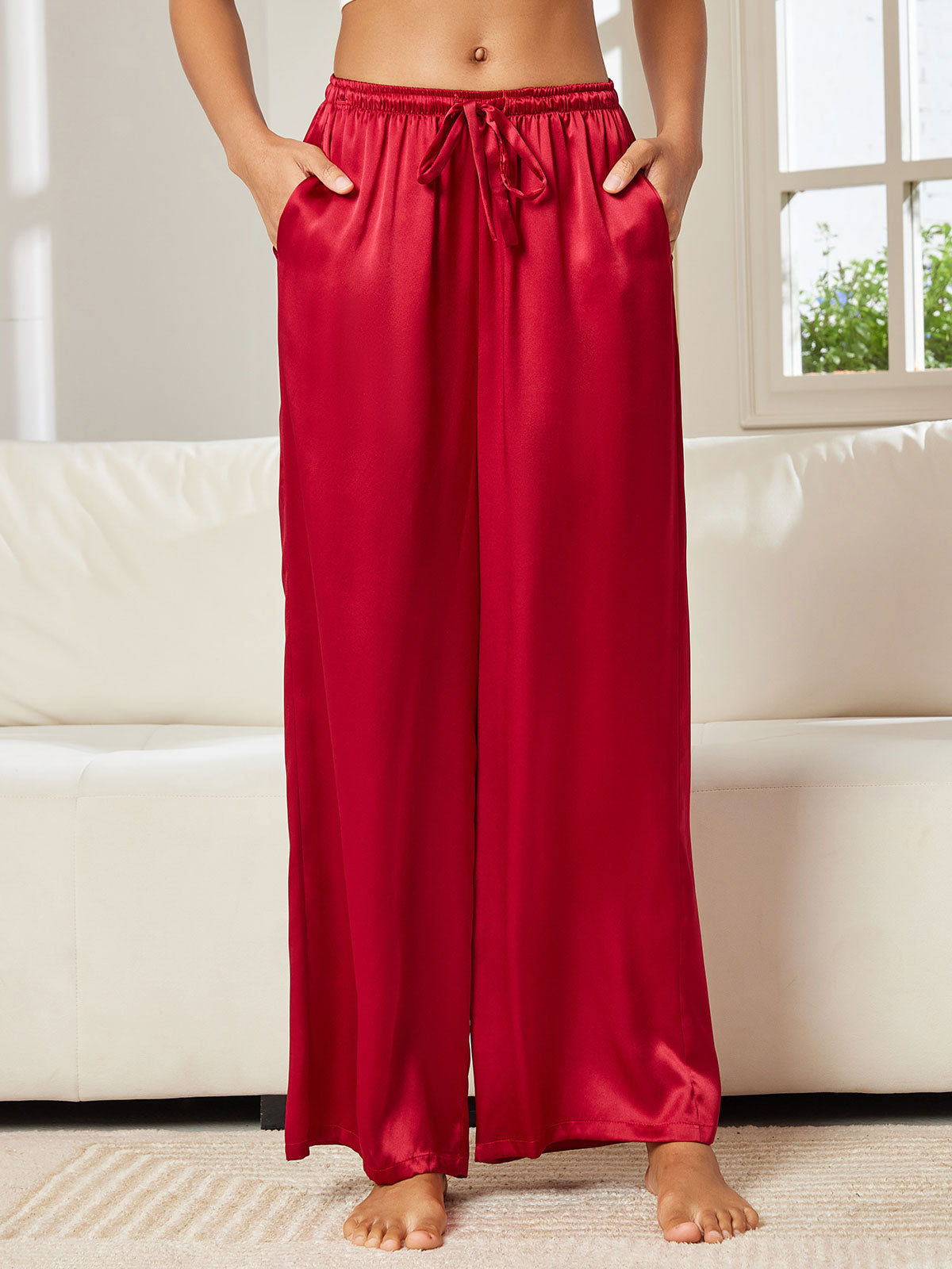 Reyanna™ | Rent Silke Casual Byxor