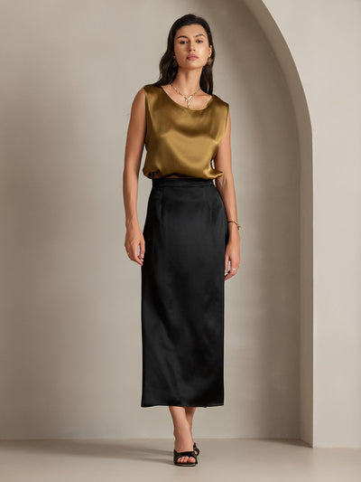 Reyanna™ | Silke Rund Hals Linne
