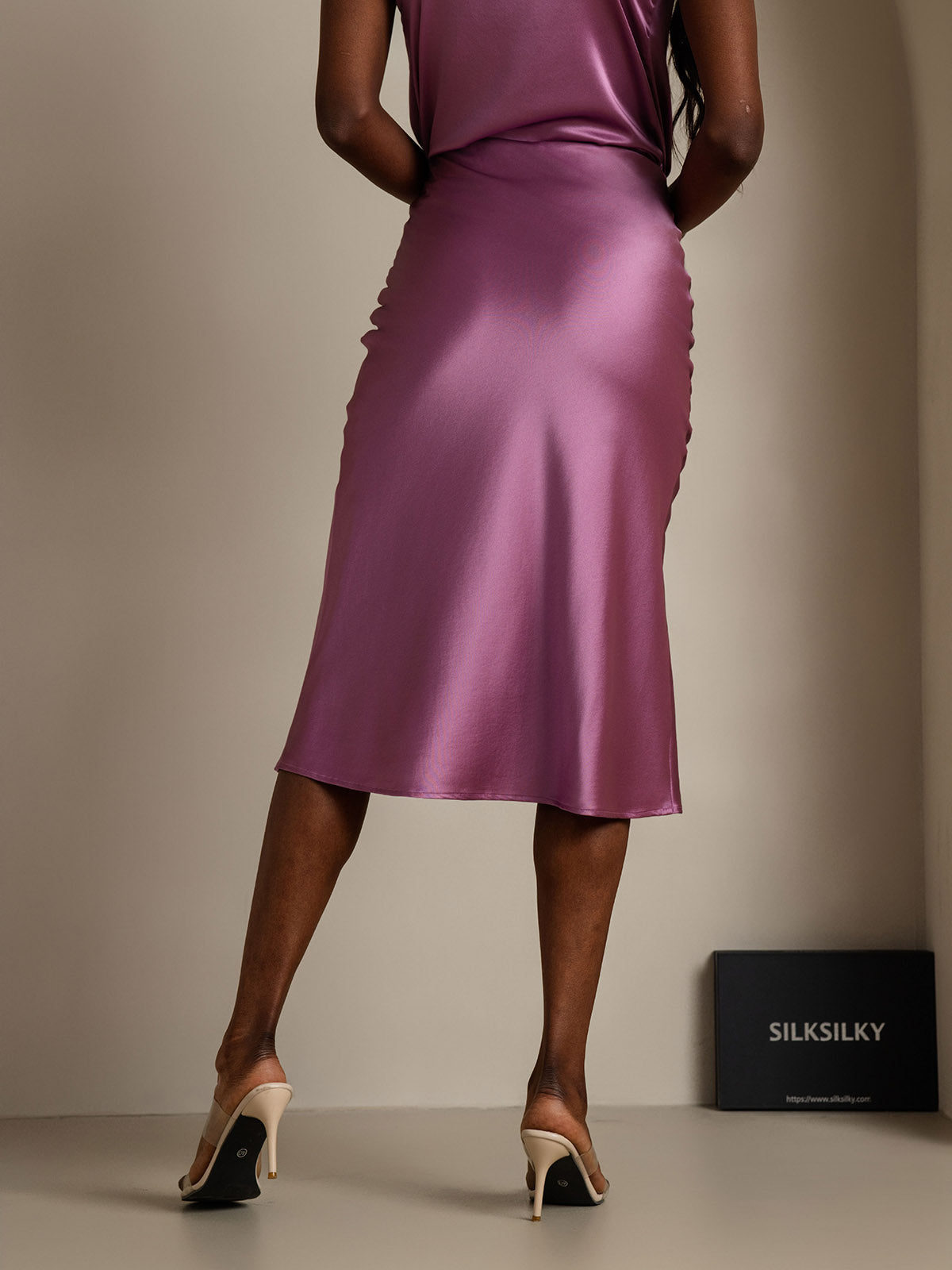 Reyanna™ | Elegant Basik Kjol i Ren Silke