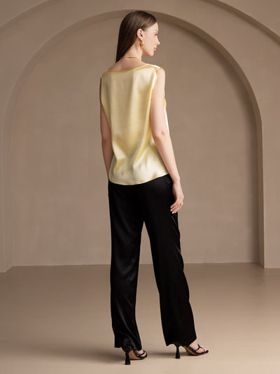 Reyanna™ | Silke Rund Hals Linne