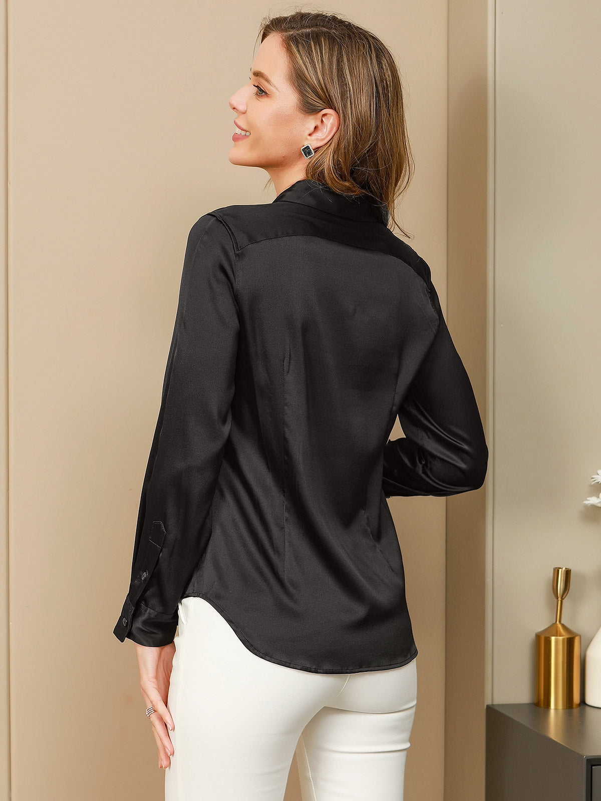 Reyanna™ | Basic Military Lapel Skjorta