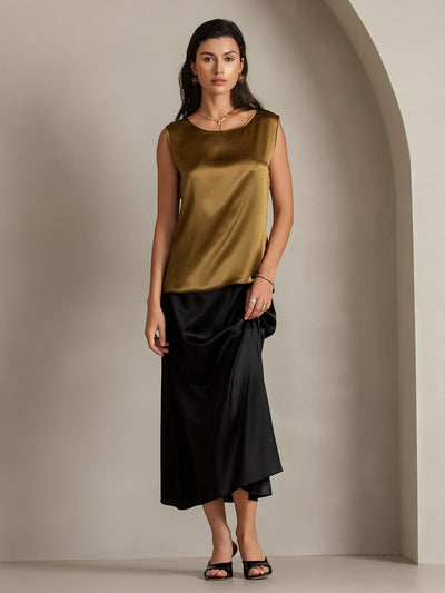 Reyanna™ | Silke Rund Hals Linne
