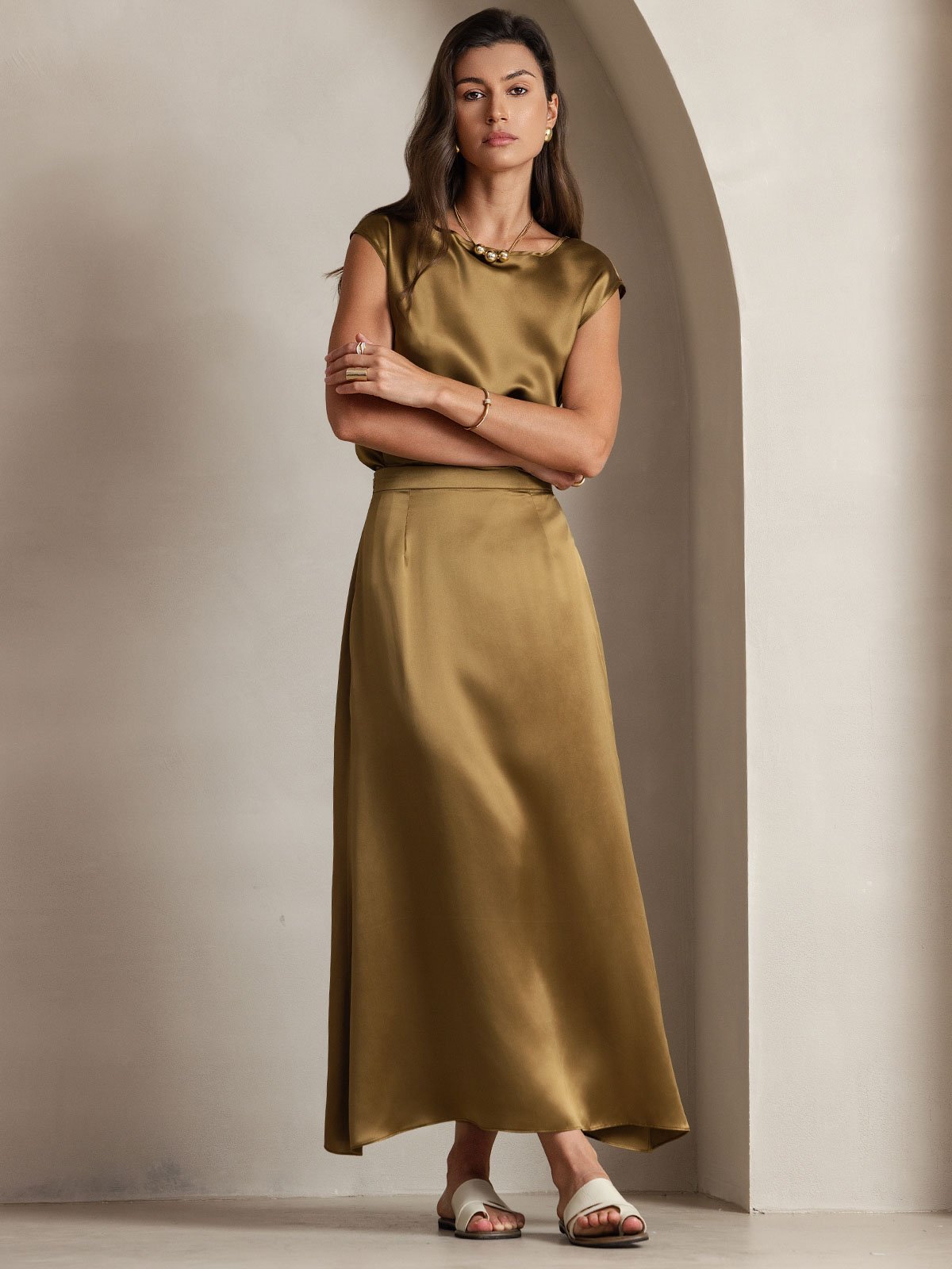 Reyanna™ | Silke Kappärmad Blus