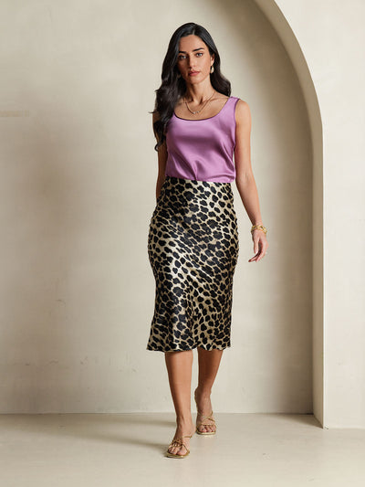 Reyanna™ | Rent Silke Klassisk Elegant Damkjol