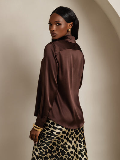 Reyanna™ | Basic Military Lapel Skjorta