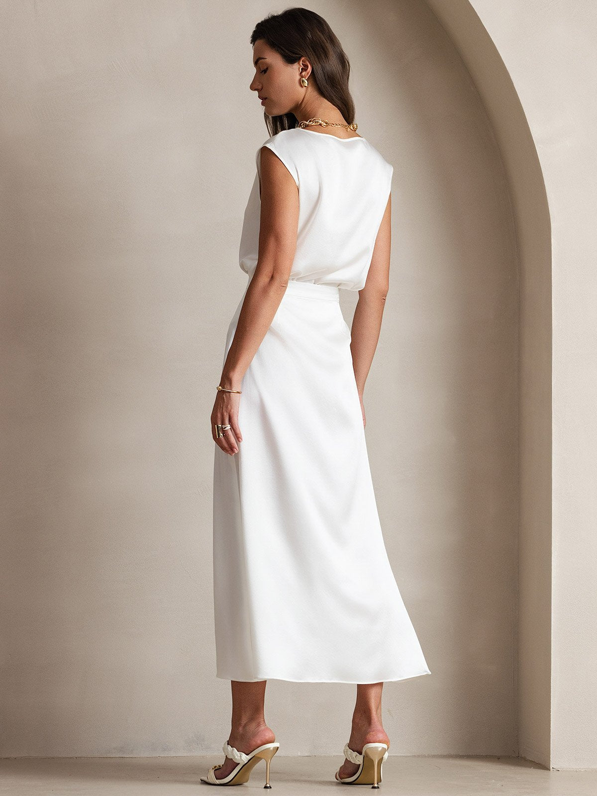 Reyanna™ | Siden Klassisk Maxikjol