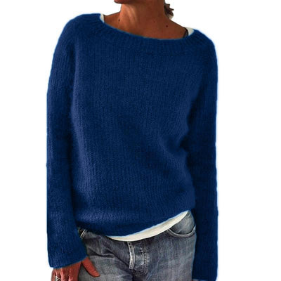 Reyanna™ | Casual Solid Color Soft Crew-neck Sweater