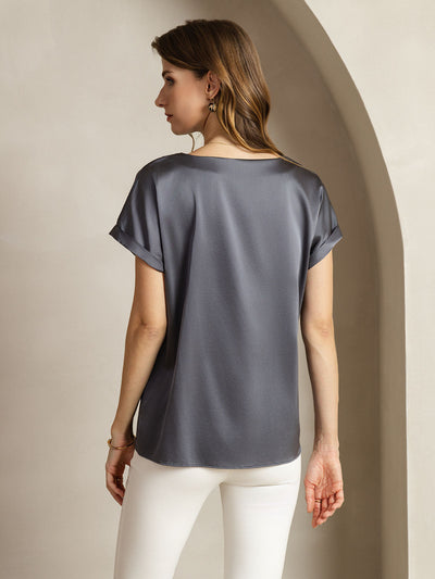 Reyanna™ | Silke Tillfällig Kortärmad T-Shirt