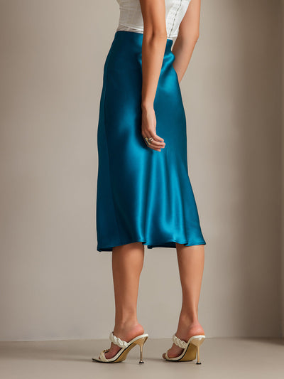 Reyanna™ | Elegant Basik Kjol i Ren Silke