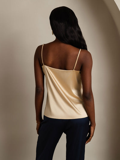 Reyanna™ | Silkes Avslappnad Spaghettiband Camisole-linne