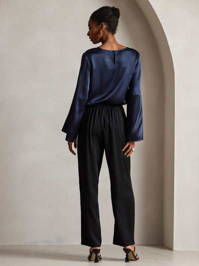 Reyanna™ | Silke Långärmad Blus