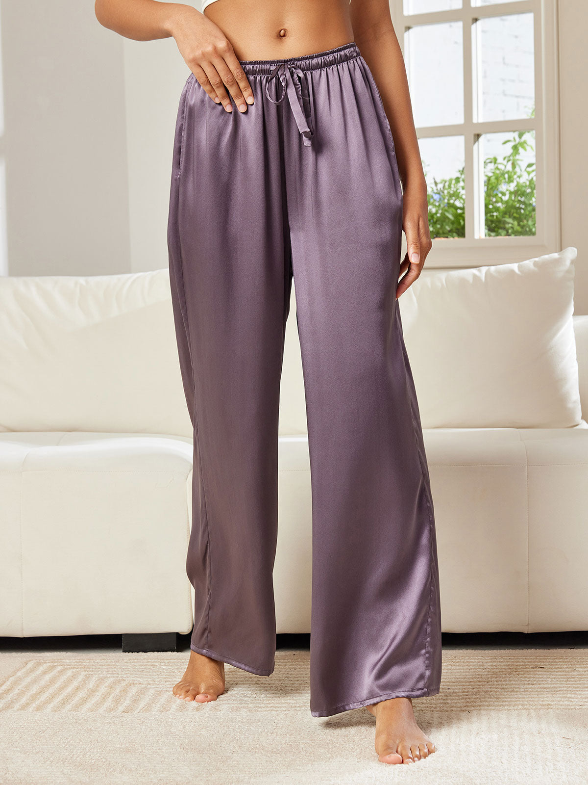 Reyanna™ | Rent Silke Casual Byxor