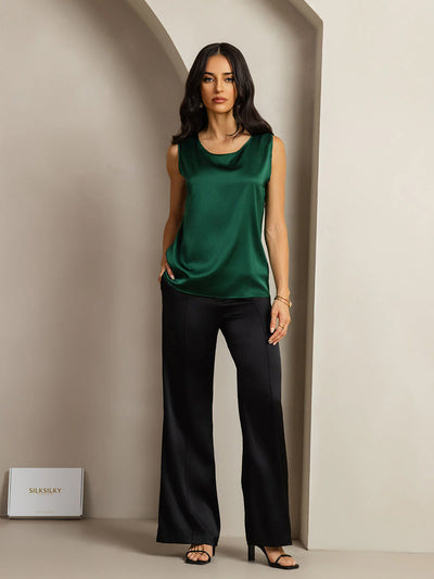 Reyanna™ | Silke Rund Hals Linne