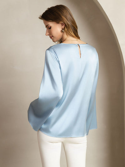Reyanna™ | Silke Långärmad Blus