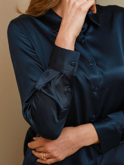 Reyanna™ | Basic Military Lapel Skjorta