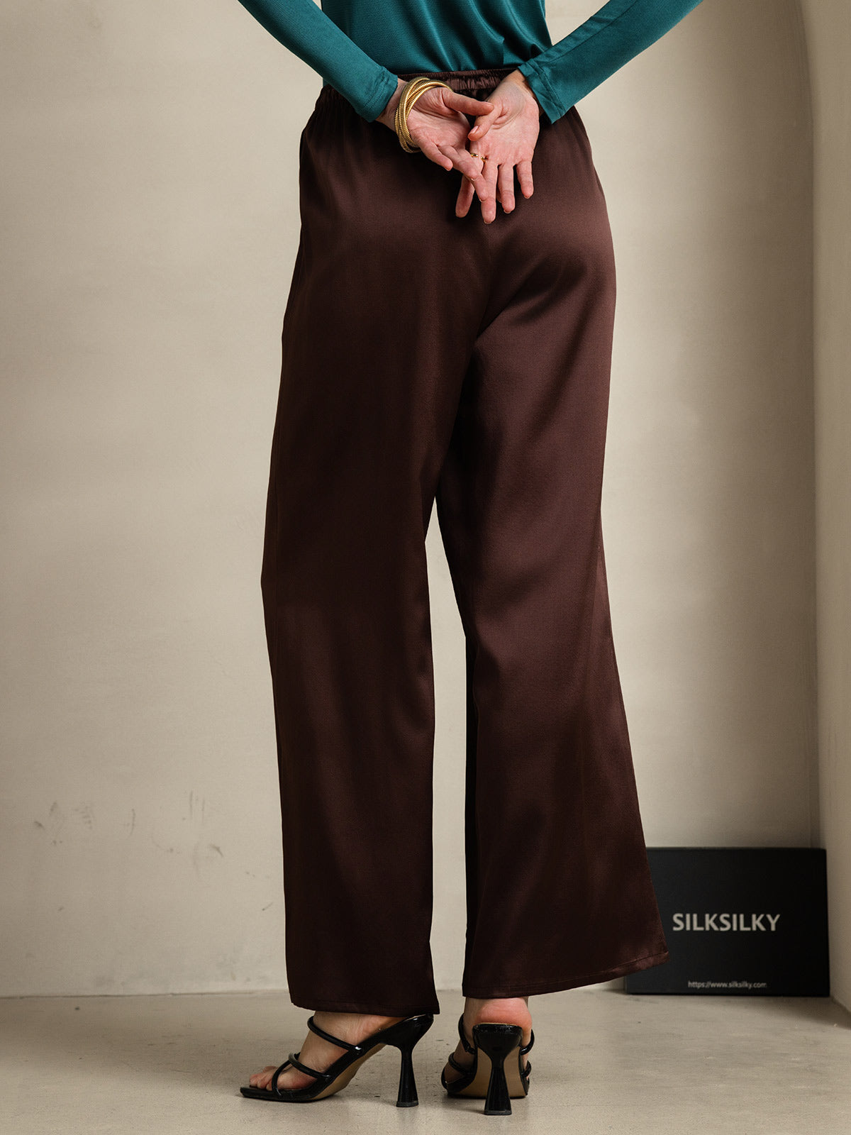 Reyanna™ | Rent Silke Casual Byxor