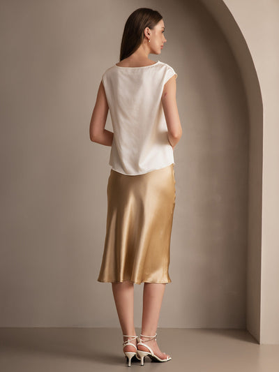 Reyanna™ | Elegant Basik Kjol i Ren Silke