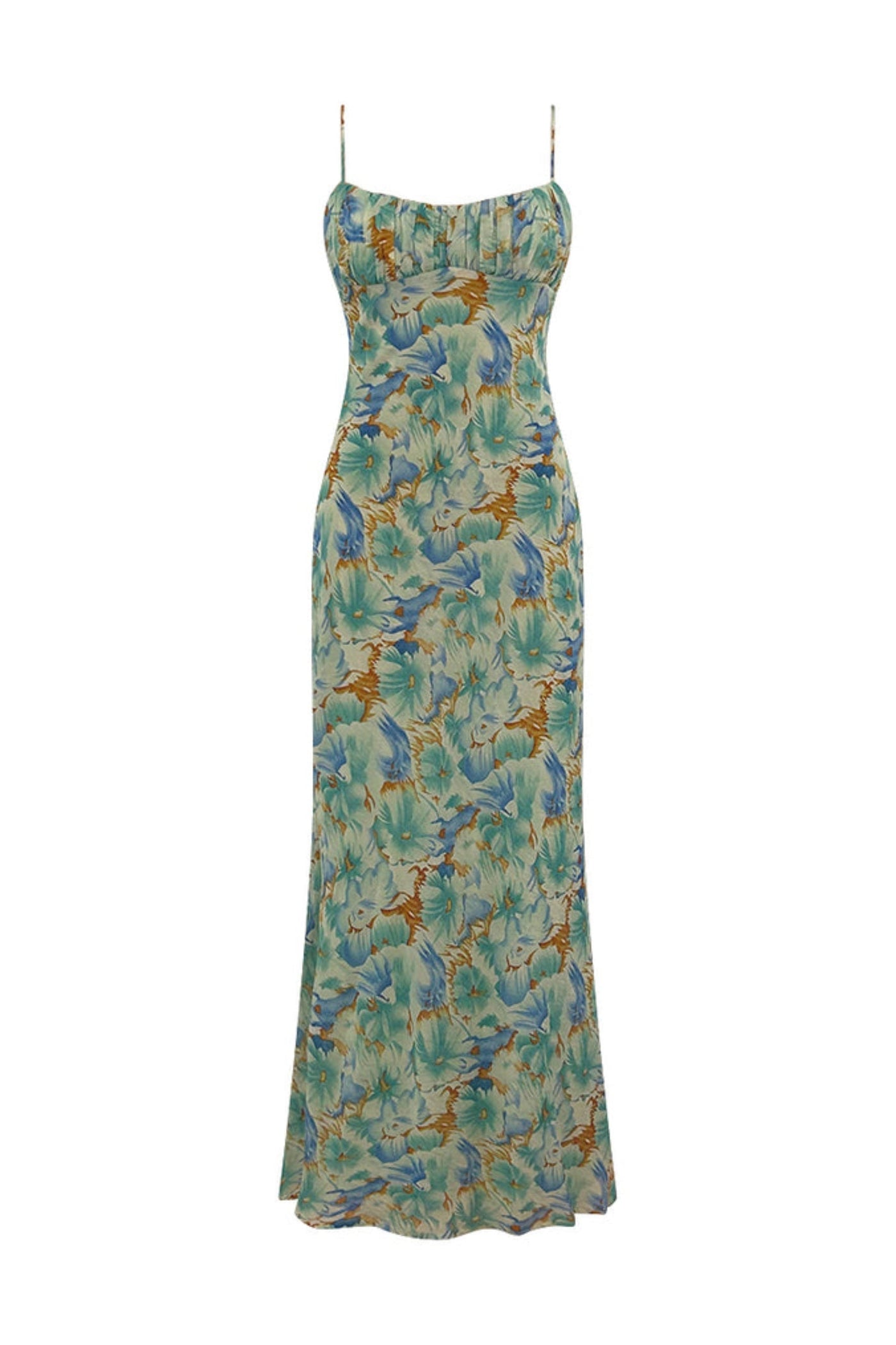 Reyanna™ | Floral Backless Lace Up Maxi Dress
