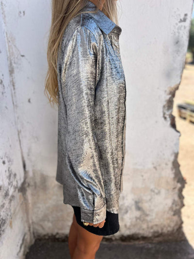 Reyanna™ | Casual Suede Fashionable Lapel Shirt